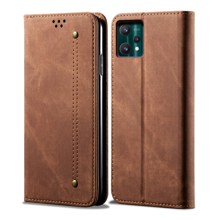 Denim Texture Casual Style Leather Phone Case, For OPPO A35 / A15 / A15S, For OPPO Realme C35, For OPPO Realme Q3T / K9S / Realme Q3s, For OPPO Realme 9 Pro, For OPPO Realme 9 Pro+