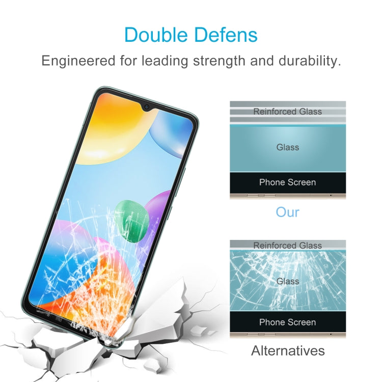 10 PCS 0.26mm 9H 2.5D Tempered Glass Film, For Xiaomi Redmi 10C / 10 India Version(10 PCS)
