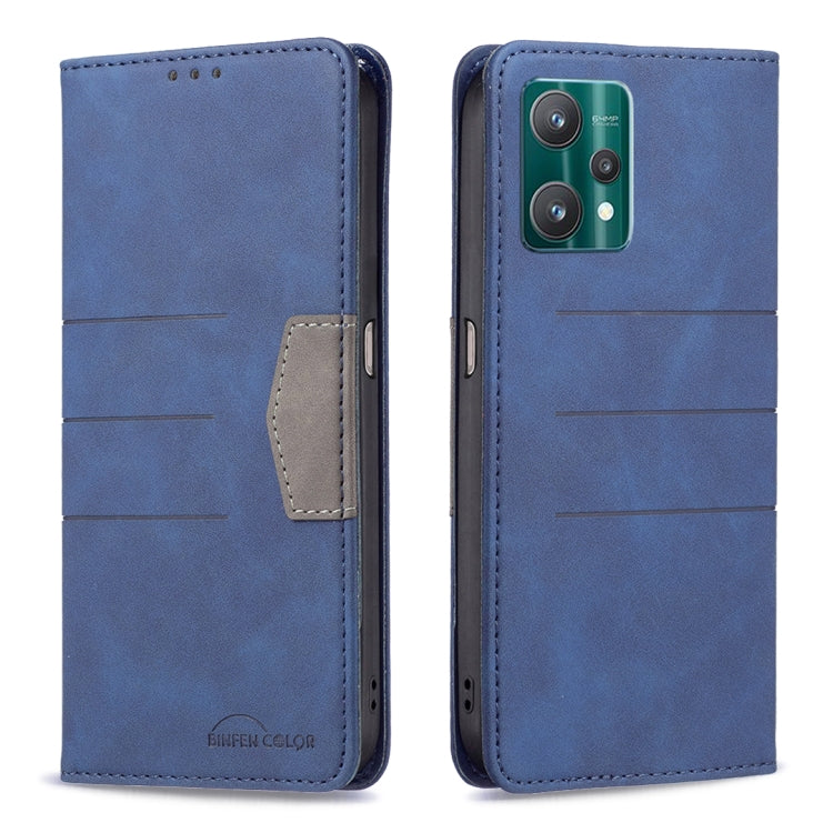 Magnetic Splicing Leather Phone Case, For OPPO Realme 9i / A36, For OPPO Realme 9 Pro, For OPPO Realme 9 Pro+