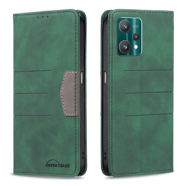 Magnetic Splicing Leather Phone Case, For OPPO Realme 9i / A36, For OPPO Realme 9 Pro, For OPPO Realme 9 Pro+