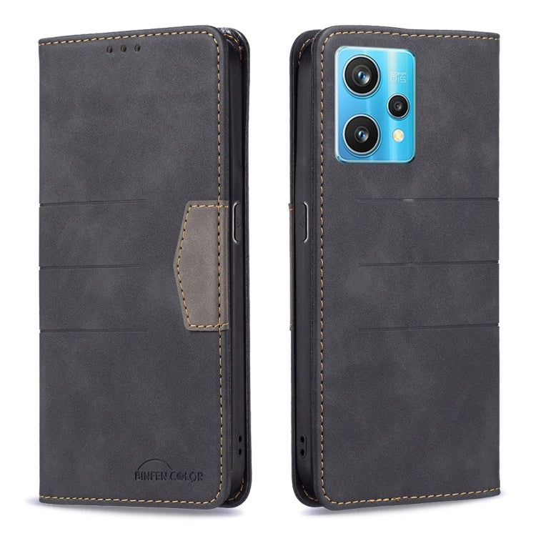 Magnetic Splicing Leather Phone Case, For OPPO Realme 9i / A36, For OPPO Realme 9 Pro, For OPPO Realme 9 Pro+