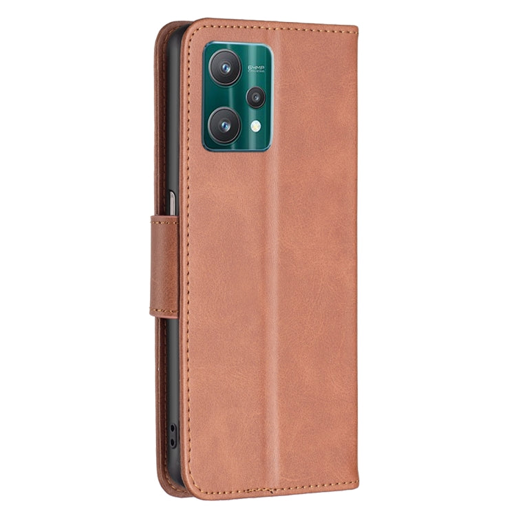 Retro Lambskin Texture Leather Phone Case, For OPPO Realme 9 Pro