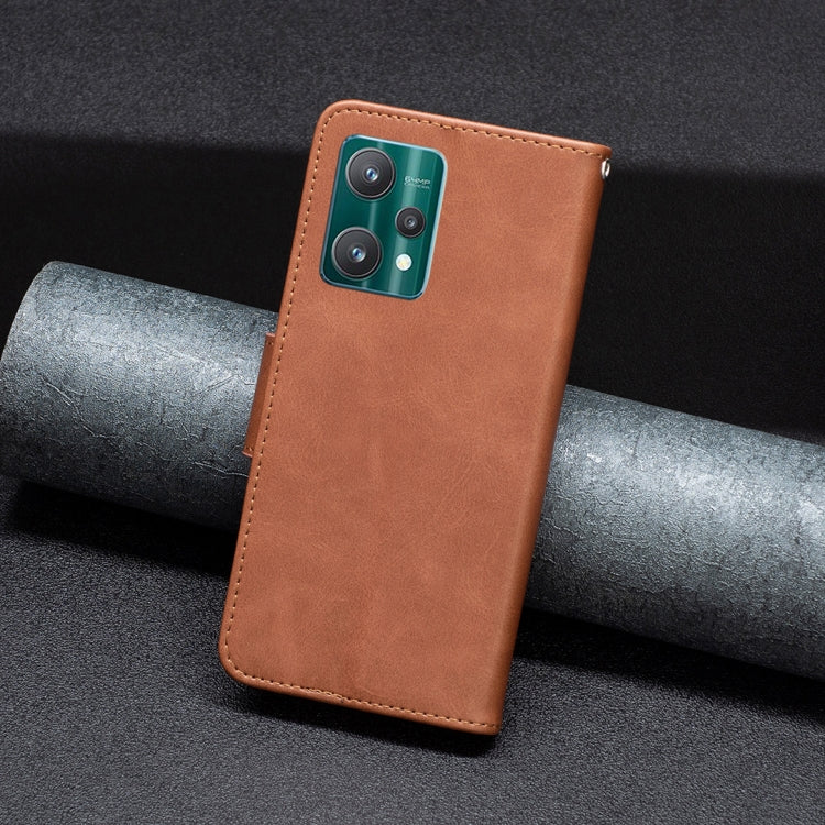Retro Lambskin Texture Leather Phone Case, For OPPO Realme 9 Pro