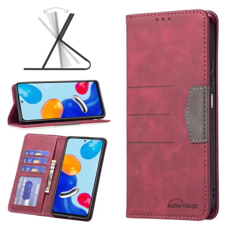 Magnetic Splicing Leather Phone Case, For Xiaomi Redmi Note 11 Global, For Samsung Galaxy A23 5G