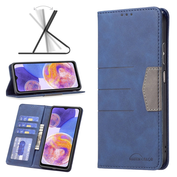 Magnetic Splicing Leather Phone Case, For Xiaomi Redmi Note 11 Global, For Samsung Galaxy A23 5G