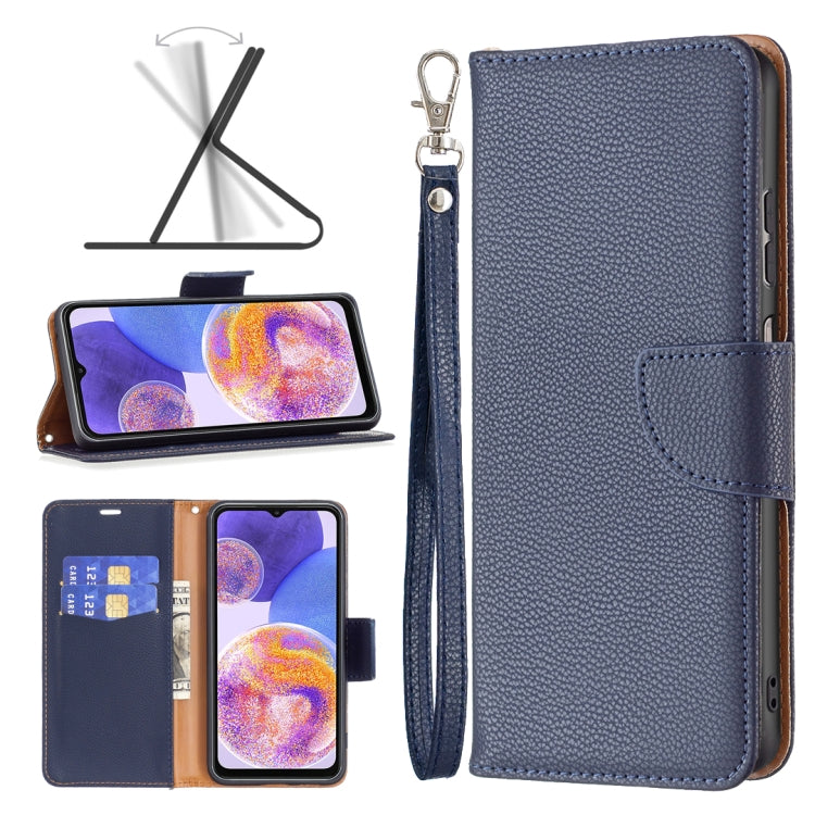Litchi Texture Pure Color Leather Phone Case, For Xiaomi Redmi Note 11 Global, For Samsung Galaxy A23 5G