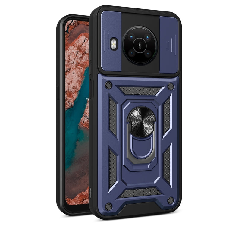 Sliding Camera Cover Design TPU + PC Protective Phone Case, For Nokia X100