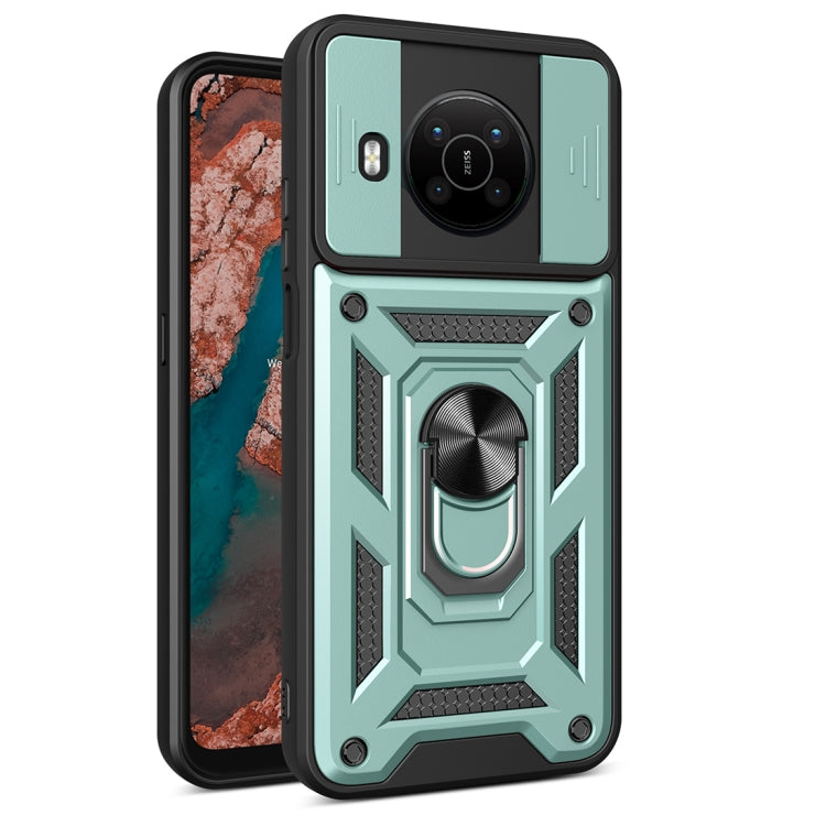 Sliding Camera Cover Design TPU + PC Protective Phone Case, For Nokia X100