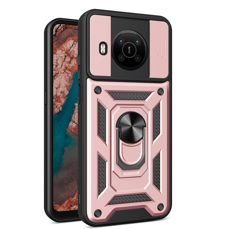 Sliding Camera Cover Design TPU + PC Protective Phone Case, For Nokia X100