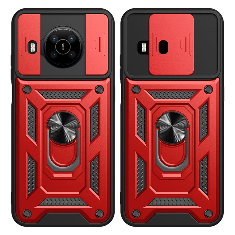 Sliding Camera Cover Design TPU + PC Protective Phone Case, For Nokia X100
