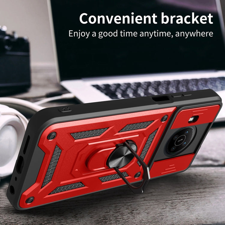 Sliding Camera Cover Design TPU + PC Protective Phone Case, For Nokia X100