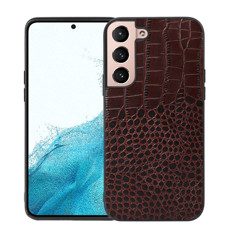 Crocodile Top Layer Cowhide Leather Phone Case, For Samsung Galaxy S22 5G, For Samsung Galaxy S22+ 5G, For Samsung Galaxy S22 Ultra 5G, For Samsung Galaxy Z Flip 3 5G, For Samsung Galaxy Z Fold2 5G, For Samsung Galaxy Z Fold3 5G                        ...