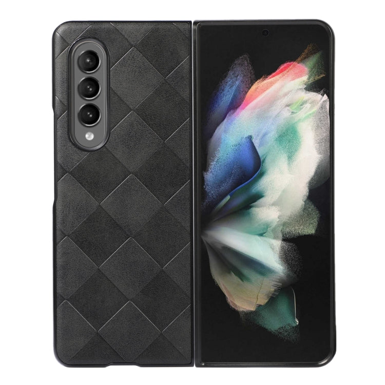 Weave Plaid PU Phone Case, For Samsung Galaxy S22 5G, For Samsung Galaxy S22+ 5G, For Samsung Galaxy S22 Ultra 5G, For Samsung Galaxy Z Flip 3 5G, For Samsung Galaxy Z Fold2 5G, For Samsung Galaxy Z Fold3 5G