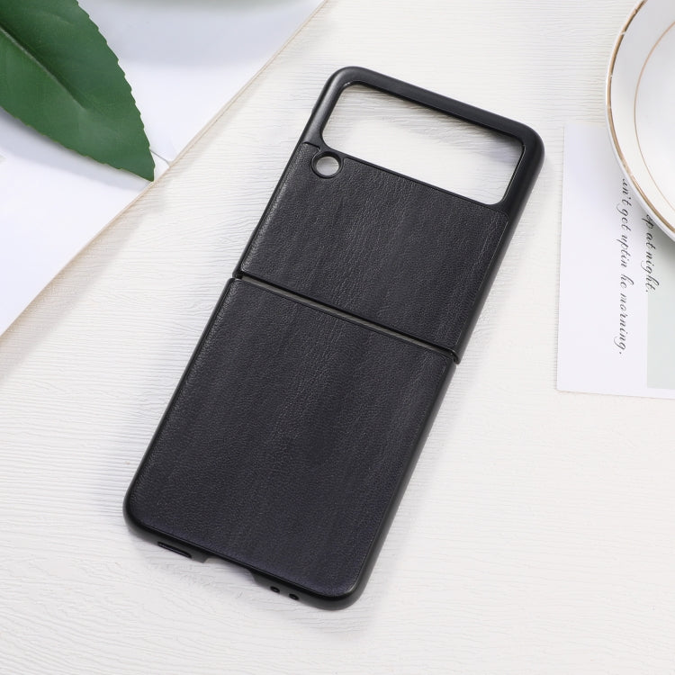 Yellow Cow Texture PU Phone Case, For Samsung Galaxy Z Flip 3 5G, For Samsung Galaxy Z Fold2 5G, For Samsung Galaxy Z Fold3 5G
