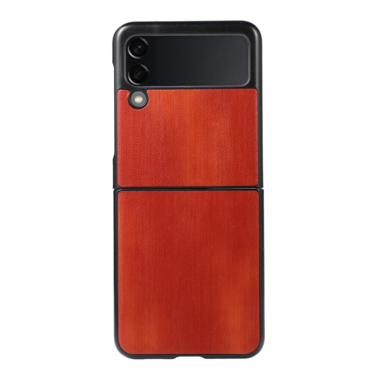 Yellow Cow Texture PU Phone Case, For Samsung Galaxy Z Flip 3 5G, For Samsung Galaxy Z Fold2 5G, For Samsung Galaxy Z Fold3 5G