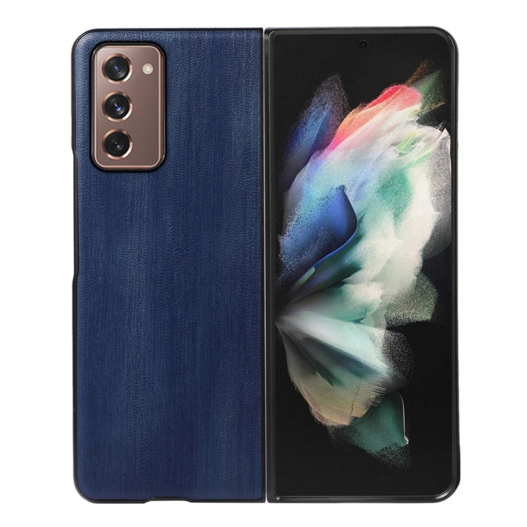 Yellow Cow Texture PU Phone Case, For Samsung Galaxy Z Flip 3 5G, For Samsung Galaxy Z Fold2 5G, For Samsung Galaxy Z Fold3 5G