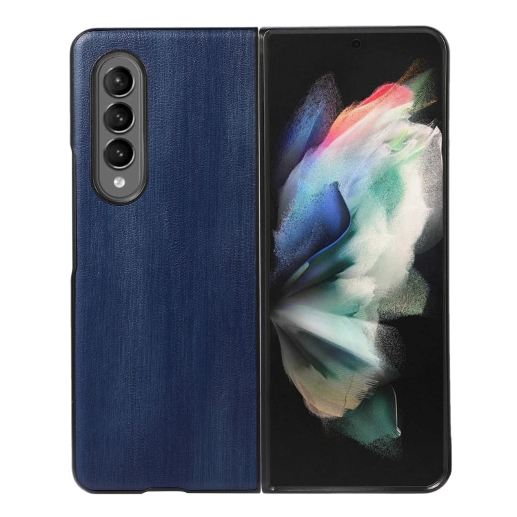 Yellow Cow Texture PU Phone Case, For Samsung Galaxy Z Flip 3 5G, For Samsung Galaxy Z Fold2 5G, For Samsung Galaxy Z Fold3 5G