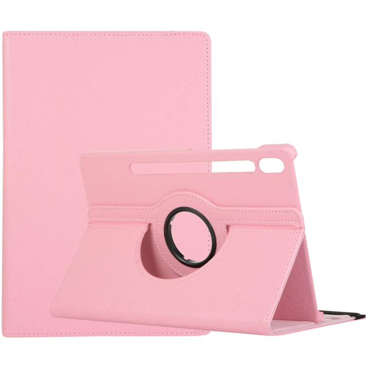 360 Degrees Rotation Holder Litchi Leather Tablet Case, For Samsung Galaxy Tab S8 Ultra