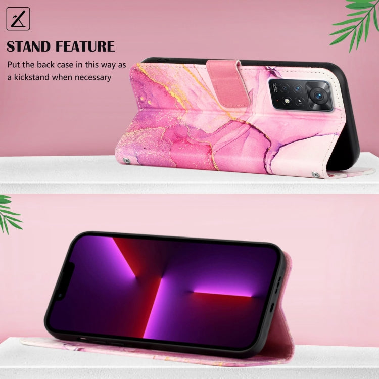 PT003 Marble Pattern Flip Leather Phone Case, For Xiaomi Redmi Note 11 Pro 5G / 4G, For Xiaomi Redmi Note 11 4G / Note 11S, For Xiaomi 12, For Xiaomi 12 Pro, For Xiaomi Poco M3 / Redmi 9T / 9 Power, For Xiaomi Poco X3 NFC / X3 Pro / X3