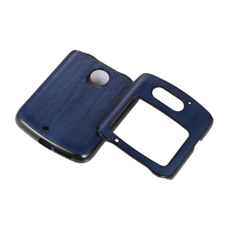 Yellow Cow Texture PU Phone Case, For Motorola Moto Razr 5G