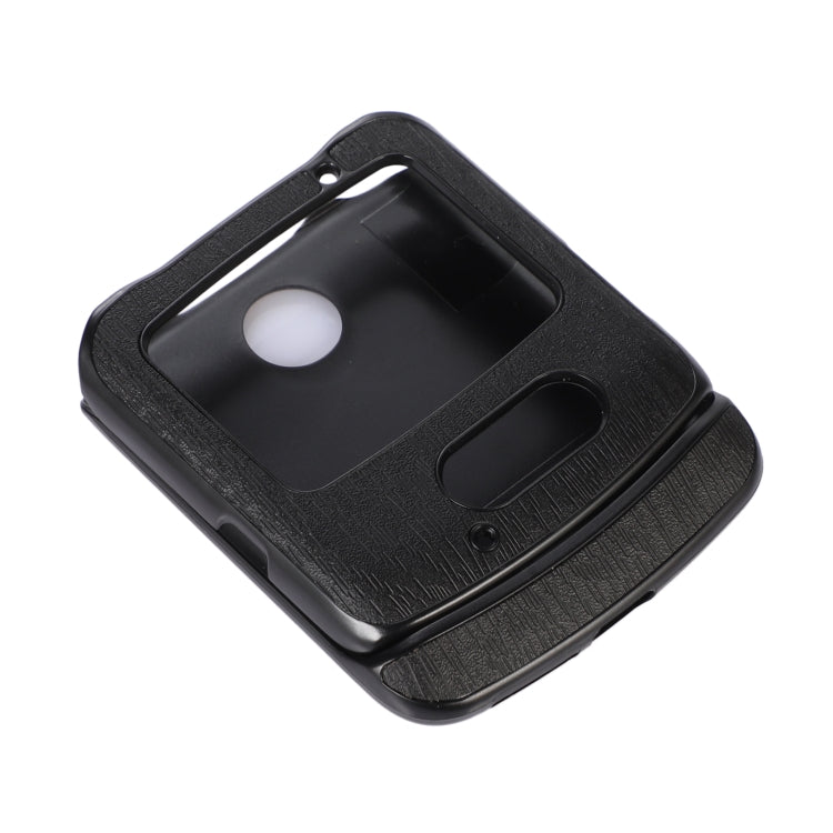 Wood Texture PU Phone Case, For Motorola Moto Razr 5G