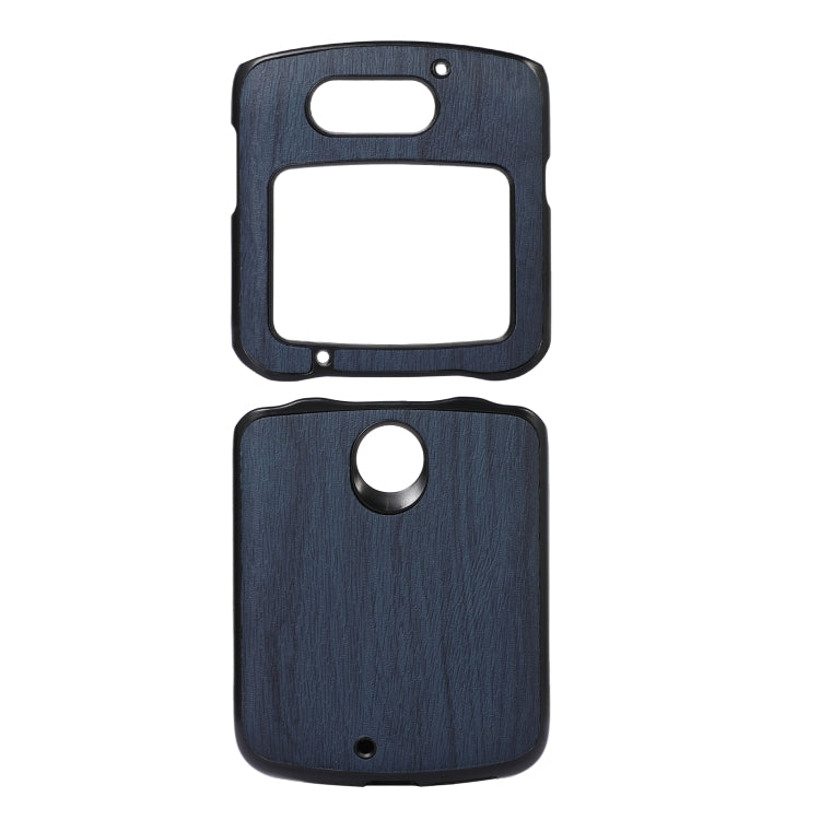 Wood Texture PU Phone Case, For Motorola Moto Razr 5G