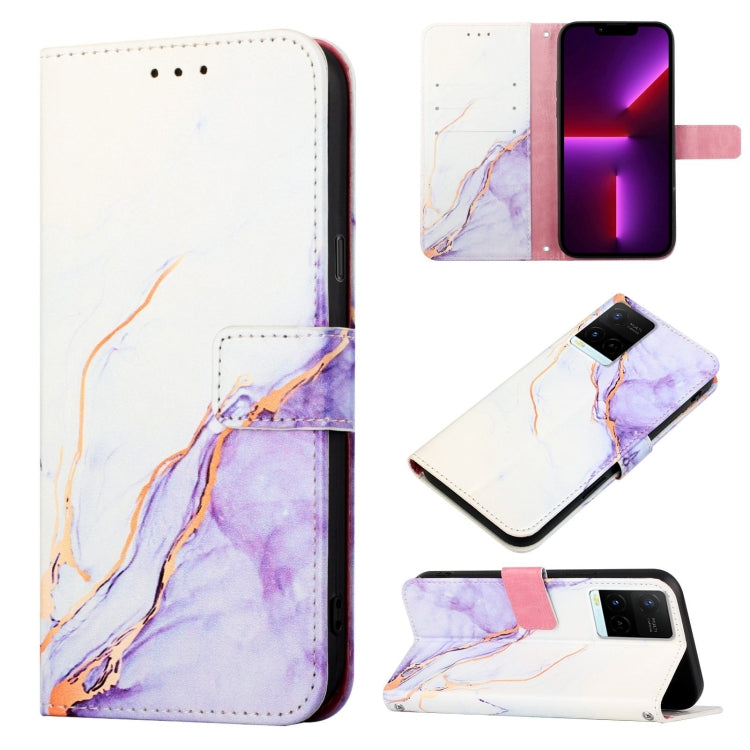 PT003 Marble Pattern Flip Leather Phone Case, For vivo V21 5G / 4G, For vivo Y15s 2021 / Y15a, For vivo Y17 / Y15 / Y12, For vivo Y21 2021 / Y33s / Y21s, For vivo Y31s / Y72 5G (India), For vivo Y51 (2020, December) / Y31, For vivo Y51s / Y70s / iQOO U...