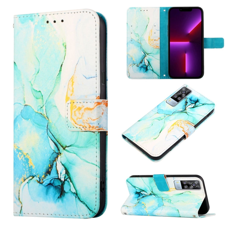 PT003 Marble Pattern Flip Leather Phone Case, For vivo V21 5G / 4G, For vivo Y15s 2021 / Y15a, For vivo Y17 / Y15 / Y12, For vivo Y21 2021 / Y33s / Y21s, For vivo Y31s / Y72 5G (India), For vivo Y51 (2020, December) / Y31, For vivo Y51s / Y70s / iQOO U...