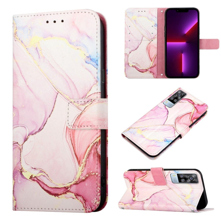 PT003 Marble Pattern Flip Leather Phone Case, For vivo V21 5G / 4G, For vivo Y15s 2021 / Y15a, For vivo Y17 / Y15 / Y12, For vivo Y21 2021 / Y33s / Y21s, For vivo Y31s / Y72 5G (India), For vivo Y51 (2020, December) / Y31, For vivo Y51s / Y70s / iQOO U...