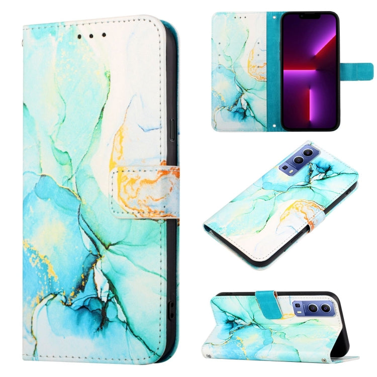 PT003 Marble Pattern Flip Leather Phone Case, For vivo V21 5G / 4G, For vivo Y15s 2021 / Y15a, For vivo Y17 / Y15 / Y12, For vivo Y21 2021 / Y33s / Y21s, For vivo Y31s / Y72 5G (India), For vivo Y51 (2020, December) / Y31, For vivo Y51s / Y70s / iQOO U...