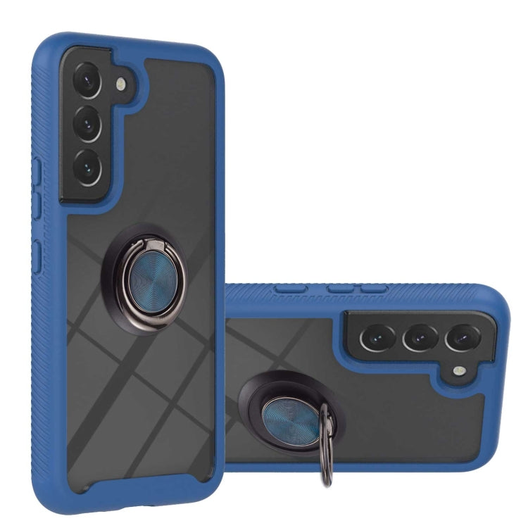 Shockproof PC + TPU Phone Case with Ring Holder, For Samsung Galaxy S22, For Samsung Galaxy S22+, For Samsung Galaxy S22 Ultra, For Samsung Galaxy A33 5G, For Samsung Galaxy A53 5G, For Motorola Moto G Power (2022) / G Pure