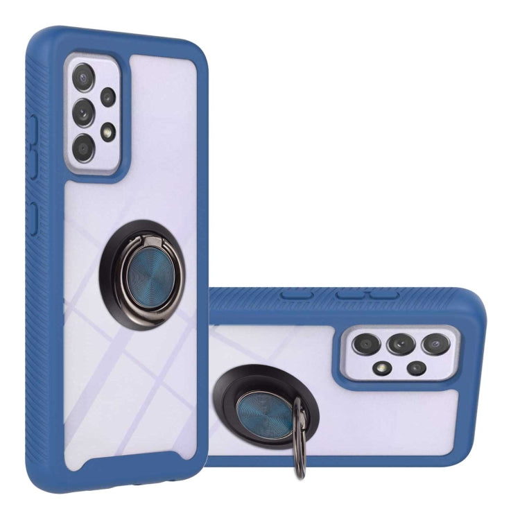 Shockproof PC + TPU Phone Case with Ring Holder, For Samsung Galaxy S22, For Samsung Galaxy S22+, For Samsung Galaxy S22 Ultra, For Samsung Galaxy A33 5G, For Samsung Galaxy A53 5G, For Motorola Moto G Power (2022) / G Pure