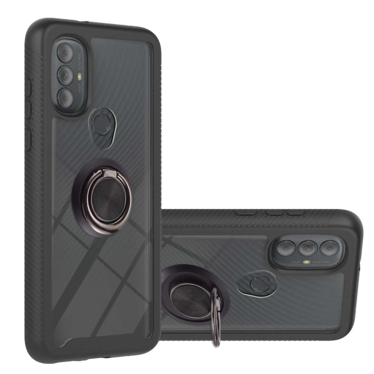Shockproof PC + TPU Phone Case with Ring Holder, For Samsung Galaxy S22, For Samsung Galaxy S22+, For Samsung Galaxy S22 Ultra, For Samsung Galaxy A33 5G, For Samsung Galaxy A53 5G, For Motorola Moto G Power (2022) / G Pure