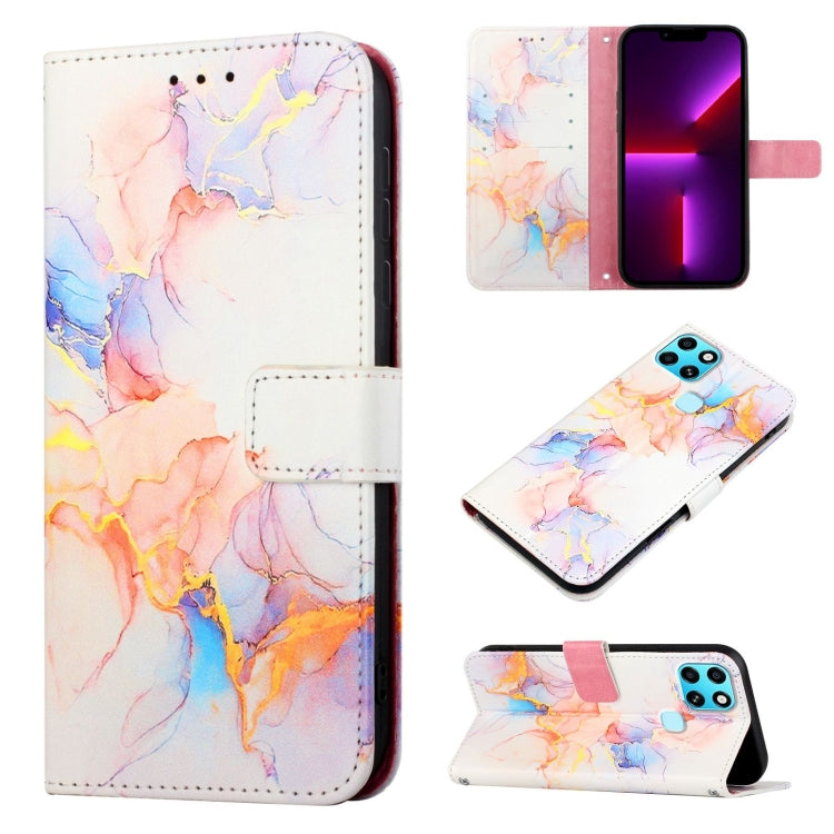 PT003 Marble Pattern Flip Leather Phone Case, For Infinix Note 10 Pro / Note 10 Pro NFC, For Infinix Note 11 Pro, For Infinix Smart 6, For Infinix Zero X / Zero X Pro