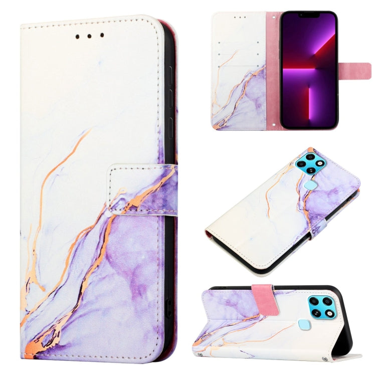 PT003 Marble Pattern Flip Leather Phone Case, For Infinix Note 10 Pro / Note 10 Pro NFC, For Infinix Note 11 Pro, For Infinix Smart 6, For Infinix Zero X / Zero X Pro