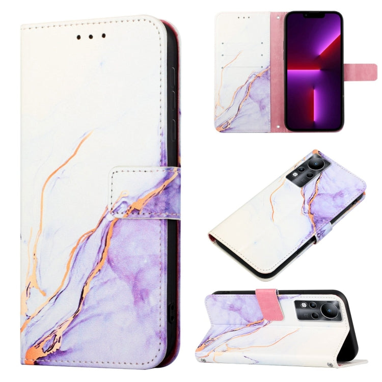 PT003 Marble Pattern Flip Leather Phone Case, For Infinix Note 10 Pro / Note 10 Pro NFC, For Infinix Note 11 Pro, For Infinix Smart 6, For Infinix Zero X / Zero X Pro