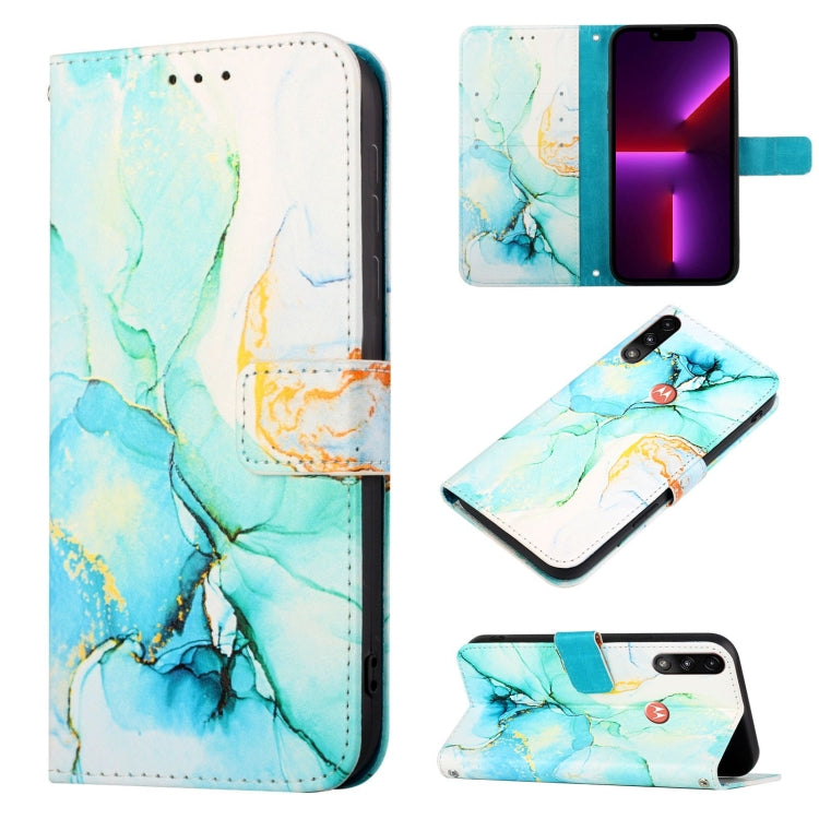 PT003 Marble Pattern Flip Leather Phone Case, For Motorola Moto E7 Power, For Motorola Moto G Power 2022, For Motorola One 5G Ace, For Motorola Moto G Stylus 5G