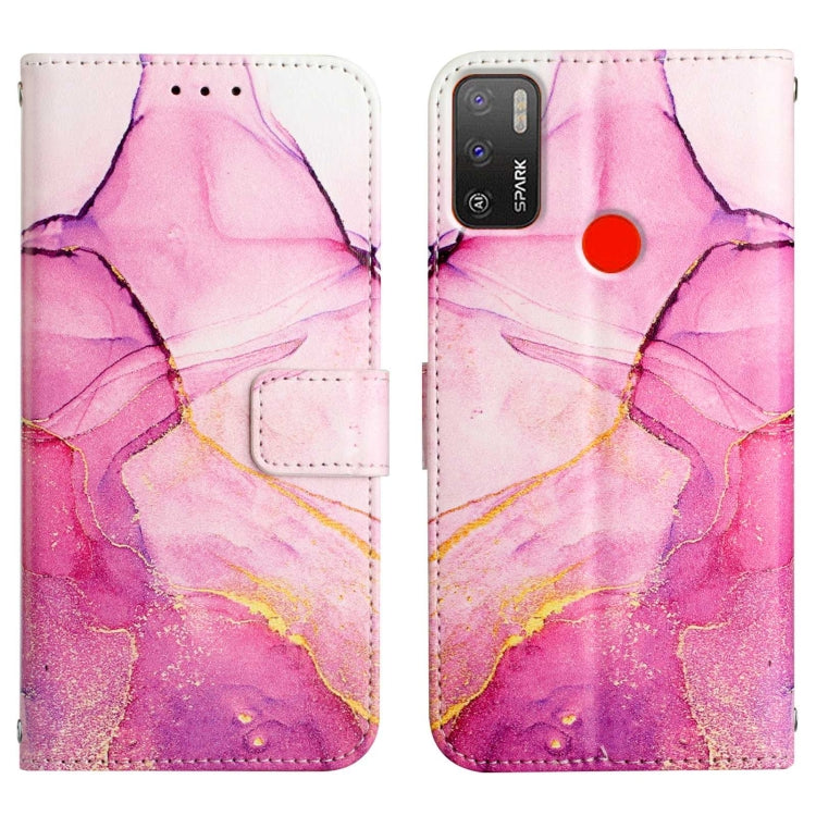 PT003 Marble Pattern Flip Leather Phone Case, For Tecno Spark 5 Air / Spark 6 Air, For Tecno Spark 6, For Tecno Spark 6 Go, For Tecno Spark 7, For Tecno Spark 7 Pro, For Tecno Spark 8, For itel S16 Pro, For itel P36