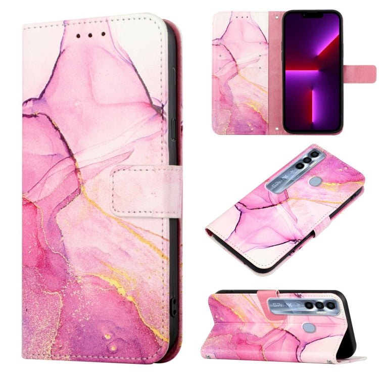 PT003 Marble Pattern Flip Leather Phone Case, For Tecno Spark 5 Air / Spark 6 Air, For Tecno Spark 6, For Tecno Spark 6 Go, For Tecno Spark 7, For Tecno Spark 7 Pro, For Tecno Spark 8, For itel S16 Pro, For itel P36