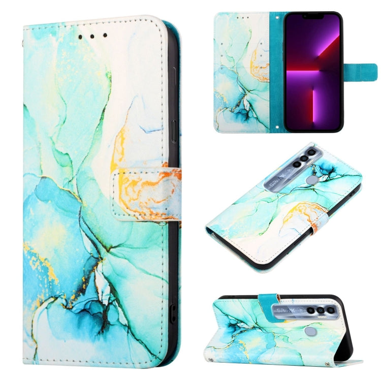 PT003 Marble Pattern Flip Leather Phone Case, For Tecno Spark 5 Air / Spark 6 Air, For Tecno Spark 6, For Tecno Spark 6 Go, For Tecno Spark 7, For Tecno Spark 7 Pro, For Tecno Spark 8, For itel S16 Pro, For itel P36