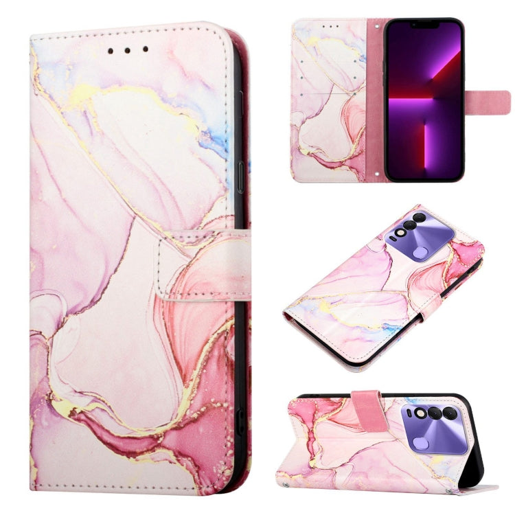 PT003 Marble Pattern Flip Leather Phone Case, For Tecno Spark 5 Air / Spark 6 Air, For Tecno Spark 6, For Tecno Spark 6 Go, For Tecno Spark 7, For Tecno Spark 7 Pro, For Tecno Spark 8, For itel S16 Pro, For itel P36