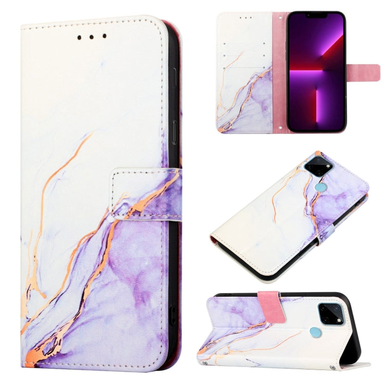 PT003 Marble Pattern Flip Leather Phone Case, For Realme 8 / 8 Pro, For Realme 8i, For Realme C12 / C15 / C25 / C25s / 7i Global / Narzo 20 / Narzo 30A, For Realme C20 / C11 2021, For Realme C21Y / C25Y, For Realme GT Master / Q3 Pro Carnival          ...