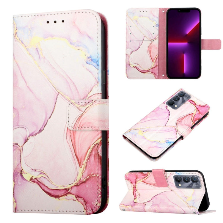 PT003 Marble Pattern Flip Leather Phone Case, For Realme 8 / 8 Pro, For Realme 8i, For Realme C12 / C15 / C25 / C25s / 7i Global / Narzo 20 / Narzo 30A, For Realme C20 / C11 2021, For Realme C21Y / C25Y, For Realme GT Master / Q3 Pro Carnival          ...