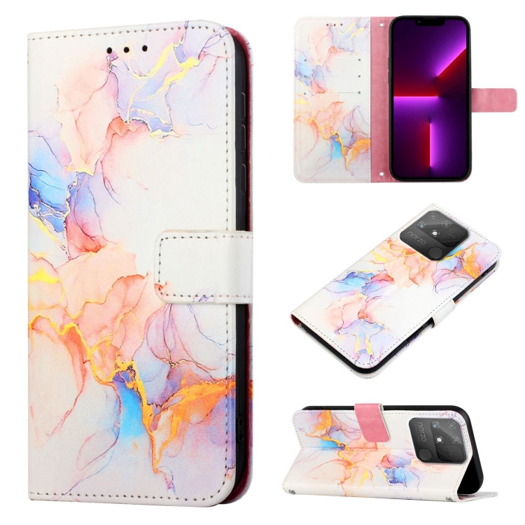 PT003 Marble Pattern Flip Leather Phone Case, For Realme 8 / 8 Pro, For Realme 8i, For Realme C12 / C15 / C25 / C25s / 7i Global / Narzo 20 / Narzo 30A, For Realme C20 / C11 2021, For Realme C21Y / C25Y, For Realme GT Master / Q3 Pro Carnival          ...