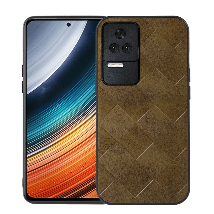 Weave Plaid PU Phone Case, For Xiaomi Redmi K40S 5G, For Xiaomi Redmi Note 11 4G / Note 11S, For Xiaomi Mi Mix Fold