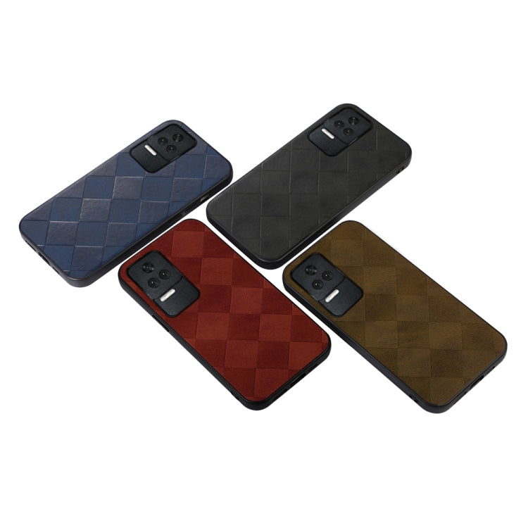 Weave Plaid PU Phone Case, For Xiaomi Redmi K40S 5G, For Xiaomi Redmi K50 / K50 Pro 5G, For Xiaomi Redmi Note 11 4G / Note 11S, For Xiaomi Mi Mix Fold