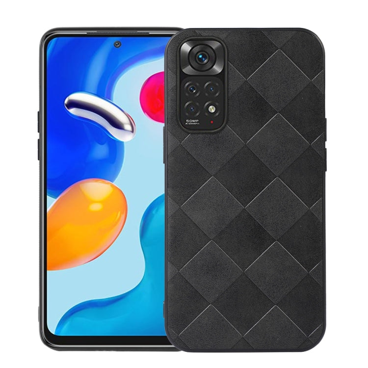 Weave Plaid PU Phone Case, For Xiaomi Redmi K40S 5G, For Xiaomi Redmi Note 11 4G / Note 11S, For Xiaomi Mi Mix Fold