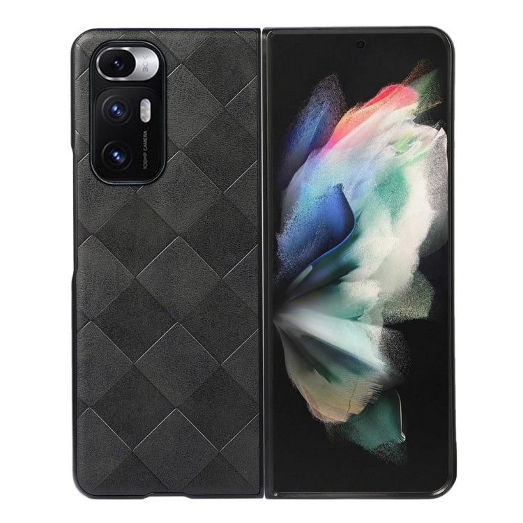 Weave Plaid PU Phone Case, For Xiaomi Redmi K40S 5G, For Xiaomi Redmi Note 11 4G / Note 11S, For Xiaomi Mi Mix Fold