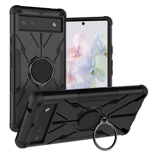 Armor Bear Shockproof PC + TPU Phone Protective Case with Ring Holder, For Motorola Moto G51 5G, For Nokia C30, For Nokia G10 / G20, For Nokia C10 / C20, For Google Pixel 6a, For Infinix Smart 6, For Samsung Galaxy A03s(EU), For Samsung Galaxy A13 4G
