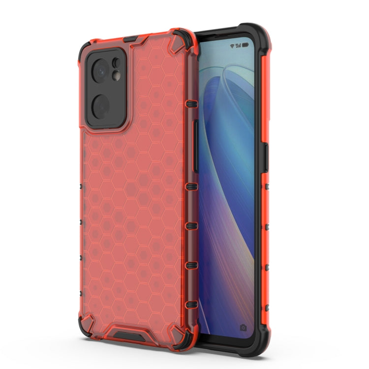 Shockproof Honeycomb PC + TPU Phone Case, For OPPO Find X5, For OPPO Find X5 Pro, For OPPO Realme C35, For OPPO A36 4G (China), For OPPO Reno7 SE 5G, For OPPO Reno7 5G Global / Find X5 Lite